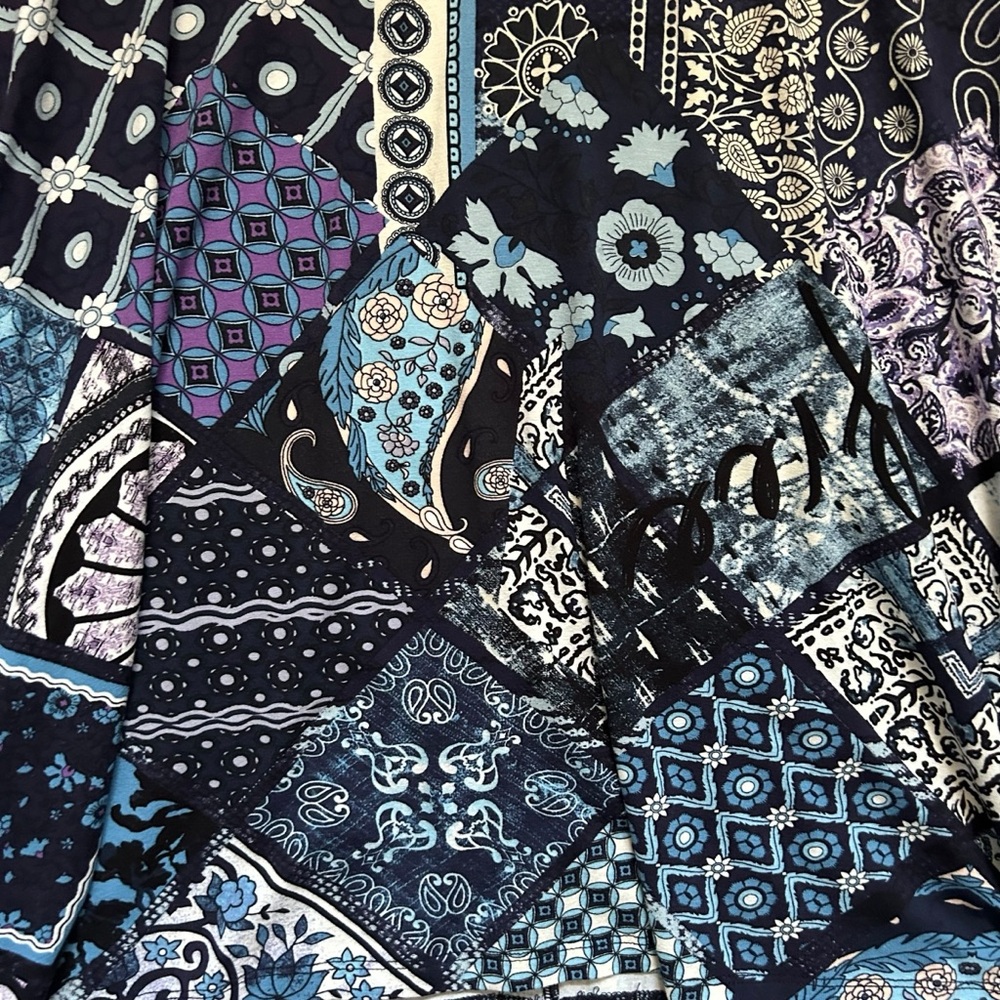 Desigual Katherine Patchwork Print Handkerchief S… - image 13